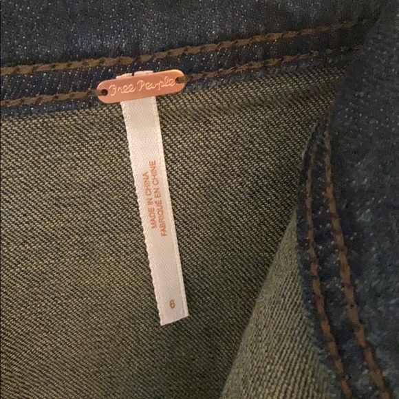 Free People Jean Skirt - Size 6 - Picture 4 of 4